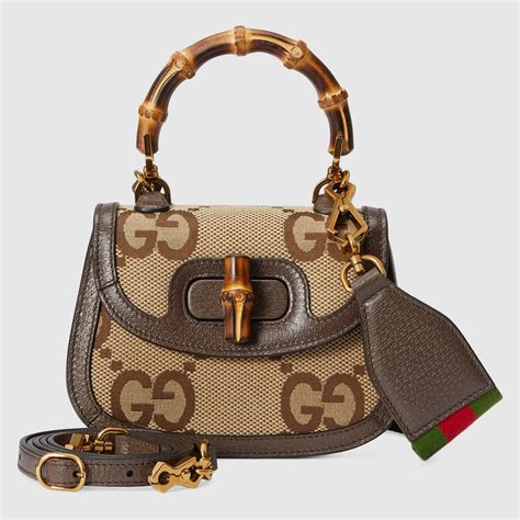 gucci gg bamboo messenger handbag|gucci gg small messenger bag.